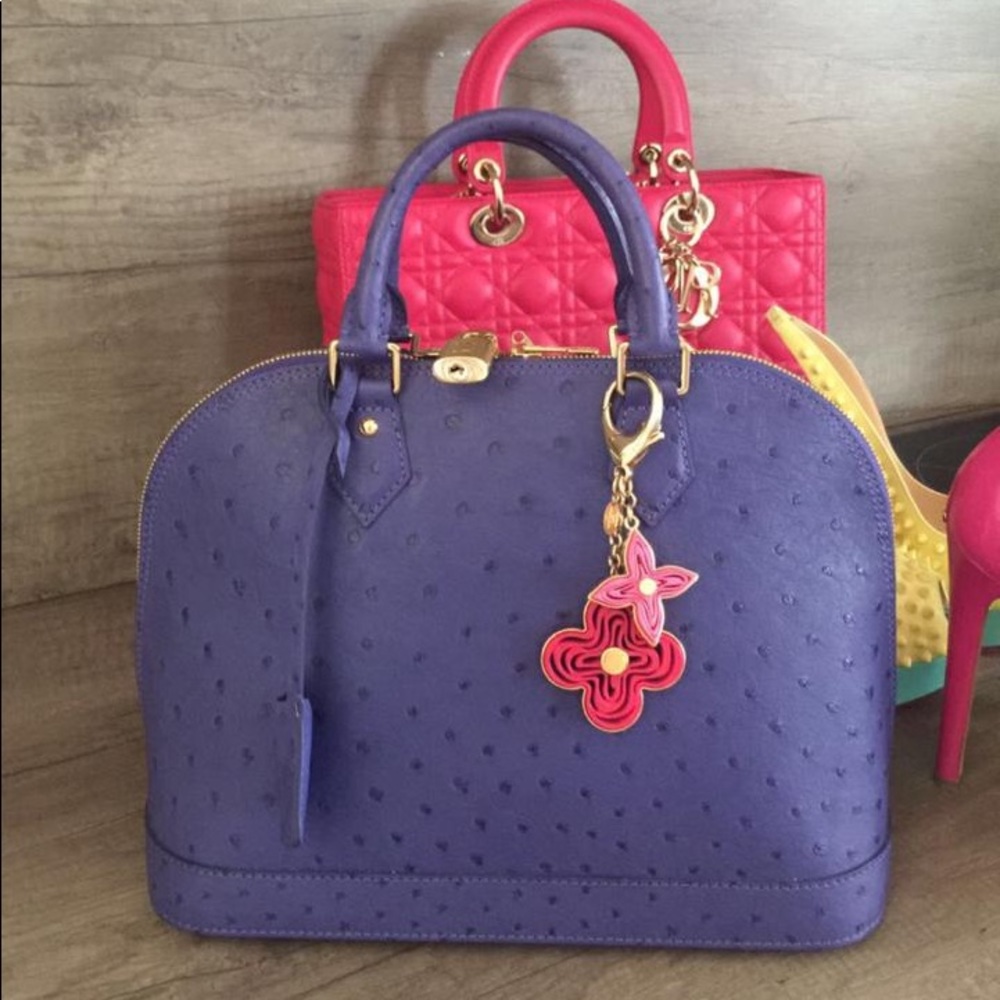 SOLD.Rare Louis Vuitton PM Ostrich Bag.Rare Color, - Picture 1 of 8